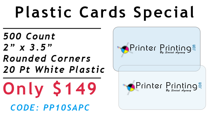 Plastic Card Printing Special